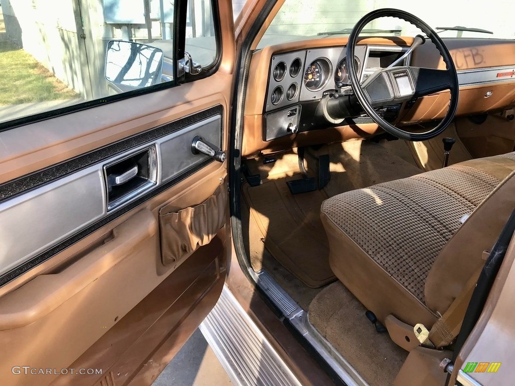 Camel Tan Interior 1980 Chevrolet C/K K20 Bonanza Regular Cab 4x4 Photo #144351305