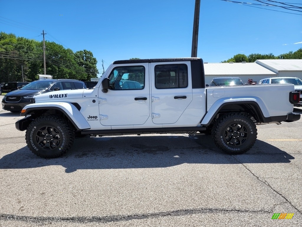 2022 Gladiator Willys 4x4 - Bright White / Black photo #8