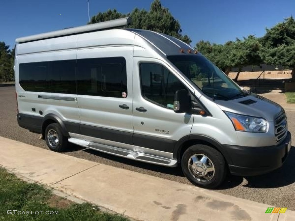 2019 Transit Passenger Wagon XLT 350 Conversion - Ingot Silver / Pewter photo #1