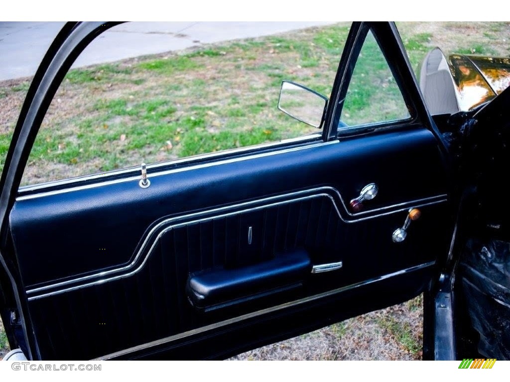 1971 Chevrolet El Camino Standard El Camino Model Black Door Panel Photo #144352109