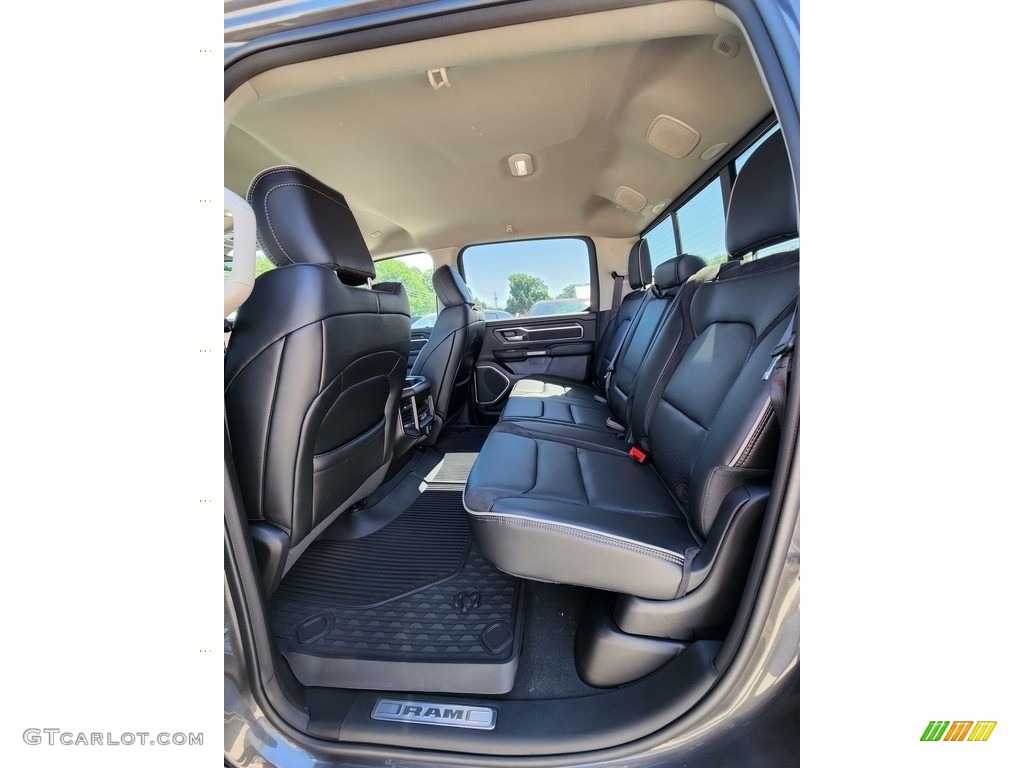 Black Interior 2022 Ram 1500 Laramie Crew Cab 4x4 Photo #144352154