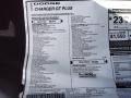 2022 Dodge Charger GT Plus Window Sticker