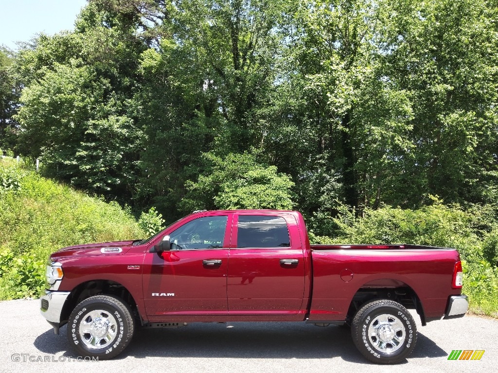 Delmonico Red Pearl 2022 Ram 2500 Tradesman Crew Cab 4x4 Exterior Photo #144352331