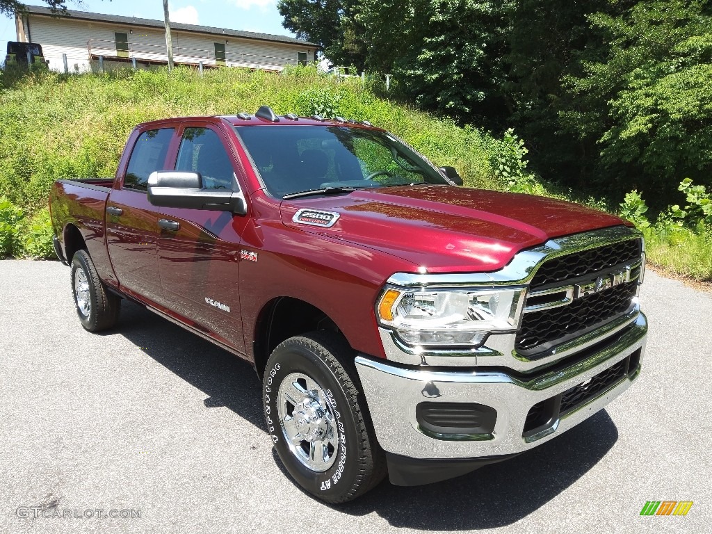 Delmonico Red Pearl 2022 Ram 2500 Tradesman Crew Cab 4x4 Exterior Photo #144352361