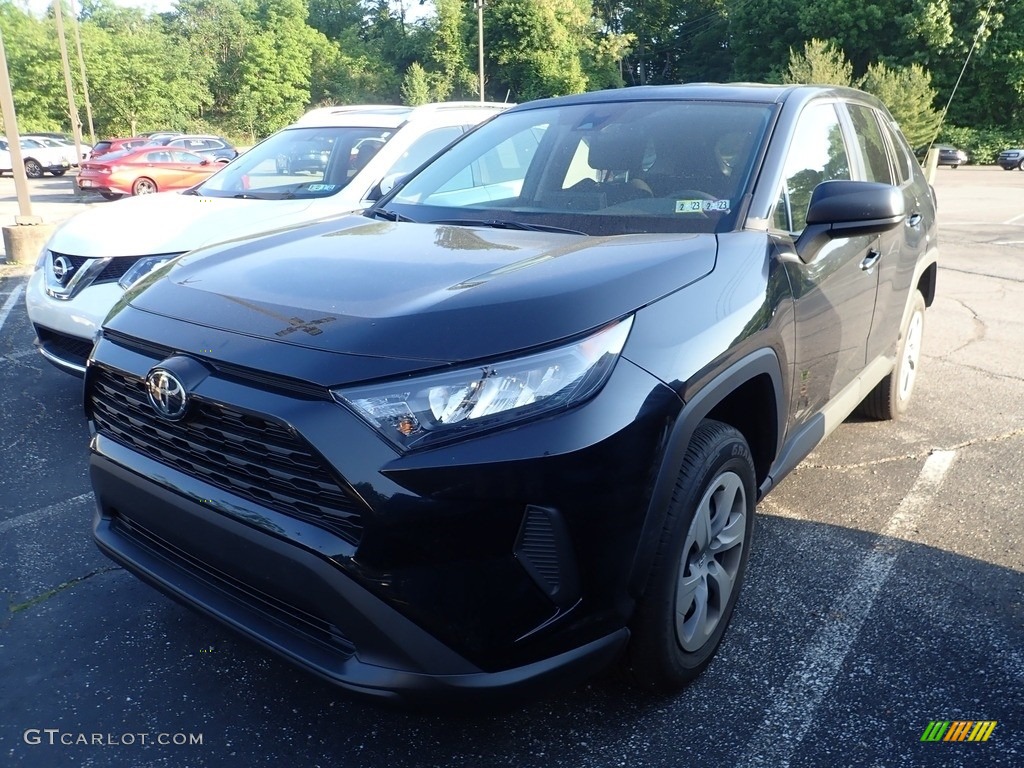 2022 Midnight Black Metallic Toyota RAV4 LE AWD 144353164 Photo 3