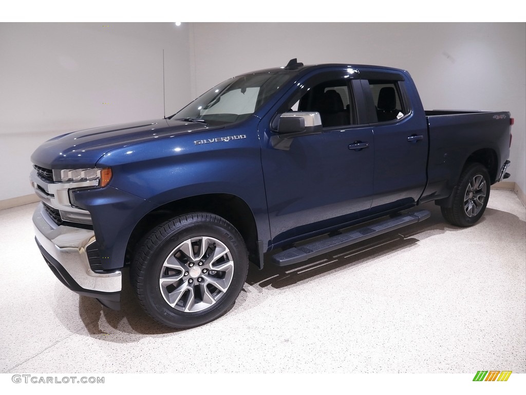 Northsky Blue Metallic 2022 Chevrolet Silverado 1500 LT Double Cab 4x4 Exterior Photo #144354239