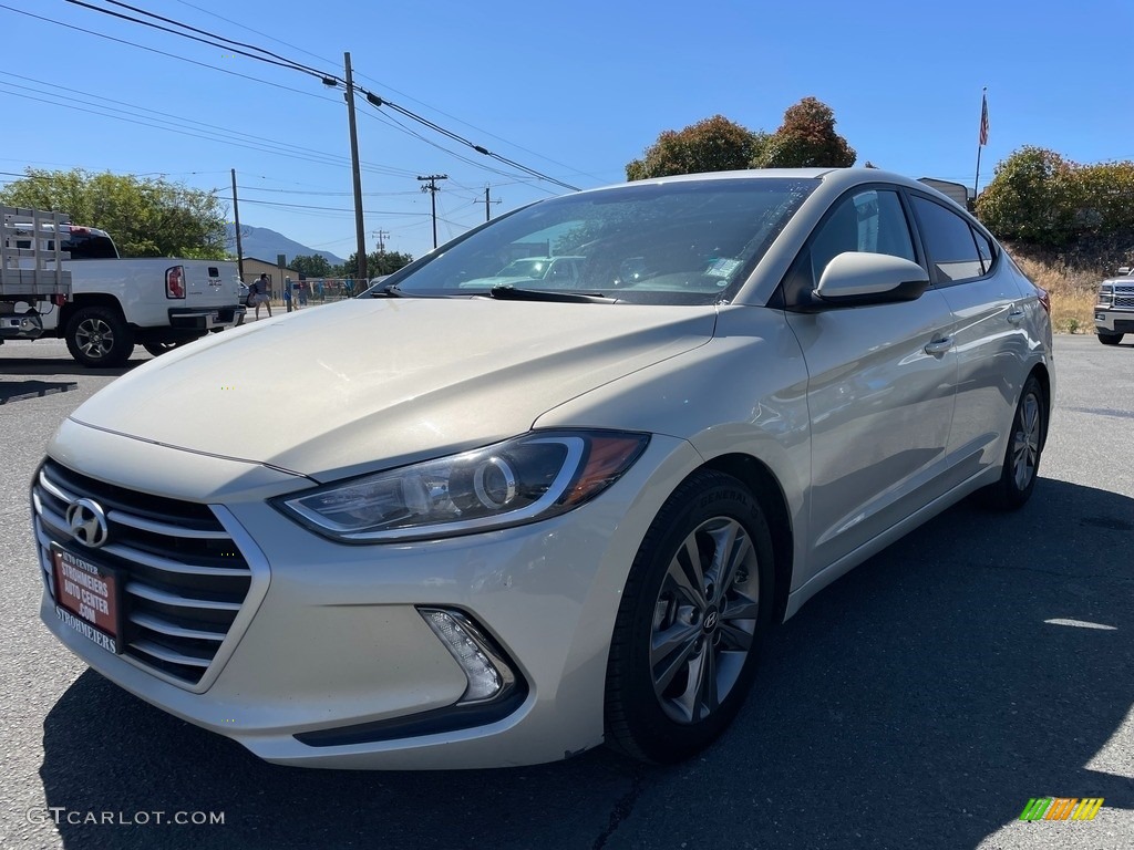 2017 Elantra Value Edition - Silver / Beige photo #3