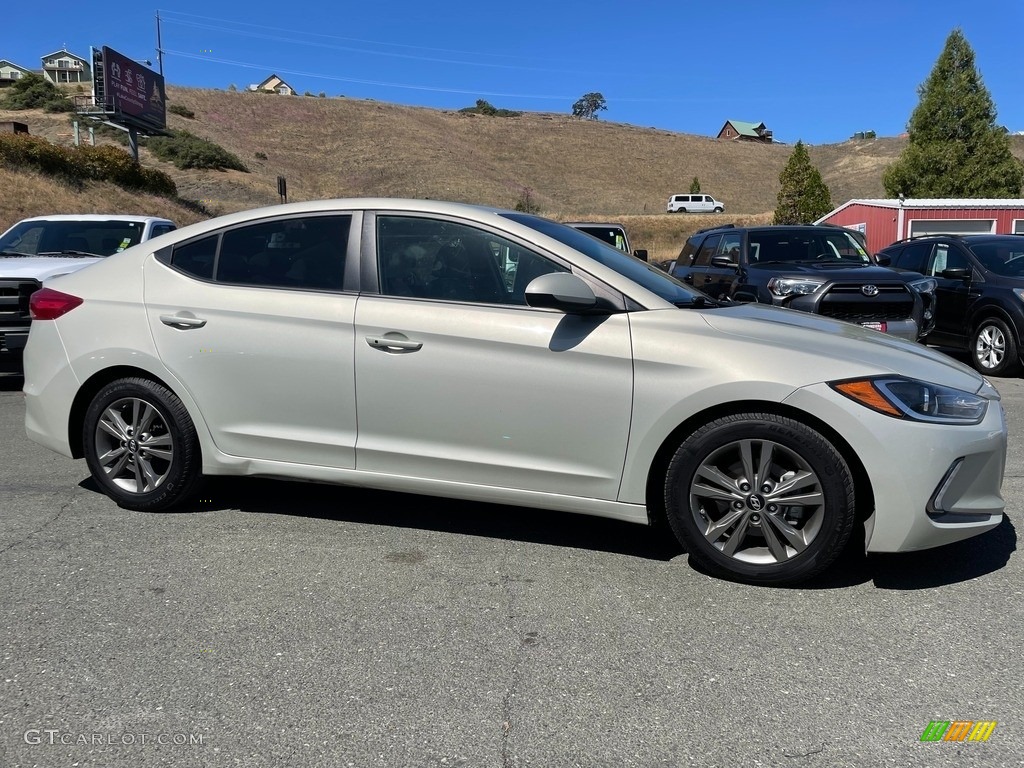 2017 Elantra Value Edition - Silver / Beige photo #4