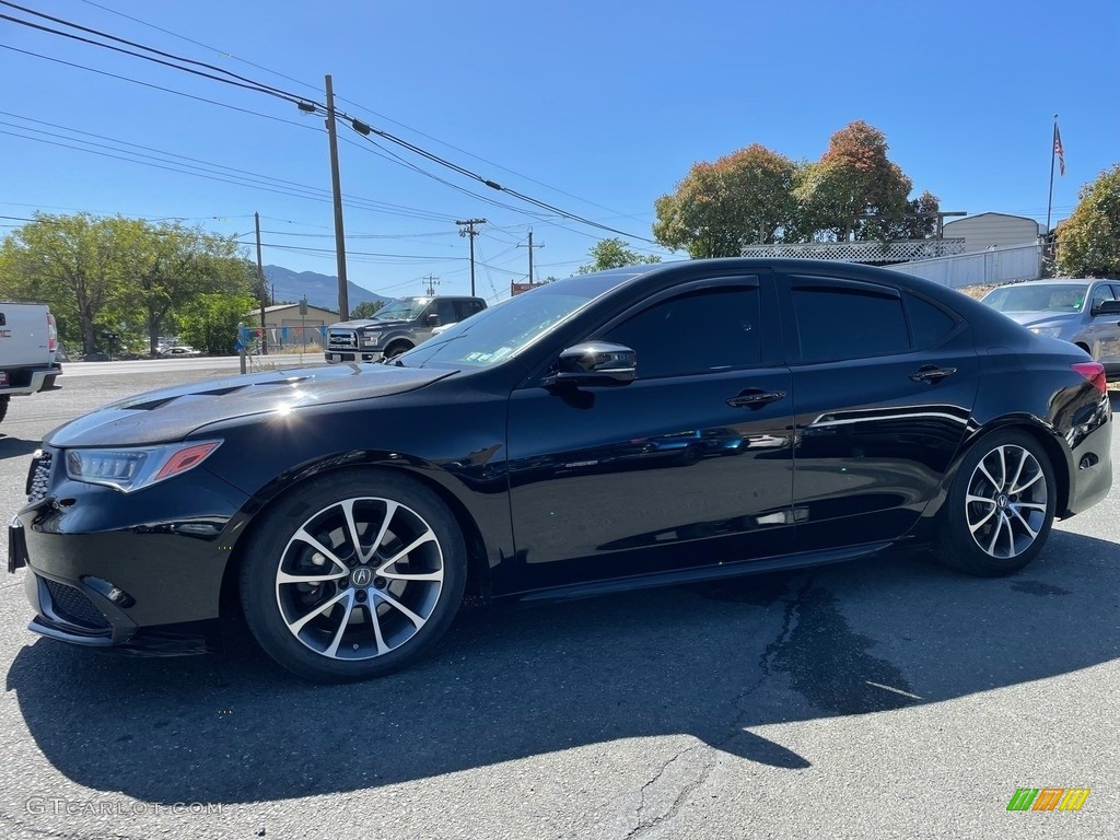 2018 TLX V6 Technology Sedan - Crystal Black Pearl / Espresso photo #4