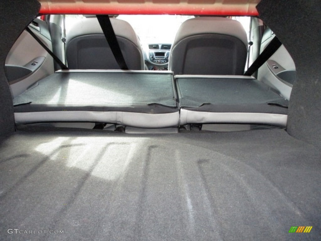 2015 Accent GLS - Boston Red / Gray photo #8