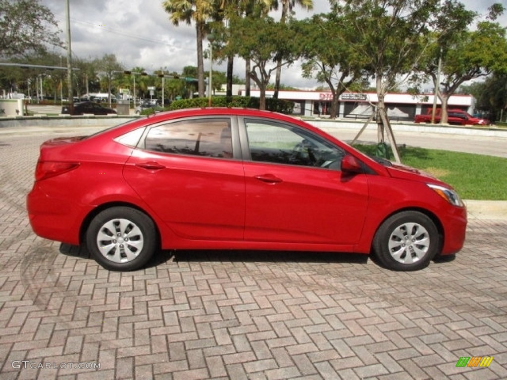 Boston Red 2015 Hyundai Accent GLS Exterior Photo #144356092