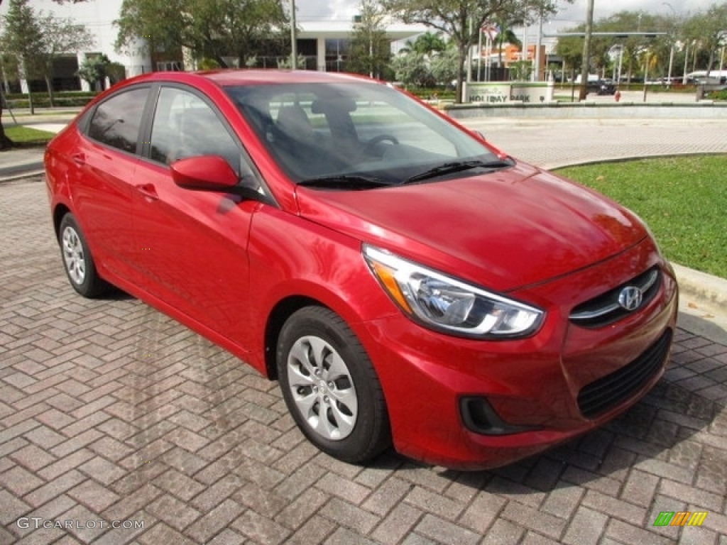 Boston Red 2015 Hyundai Accent GLS Exterior Photo #144356132