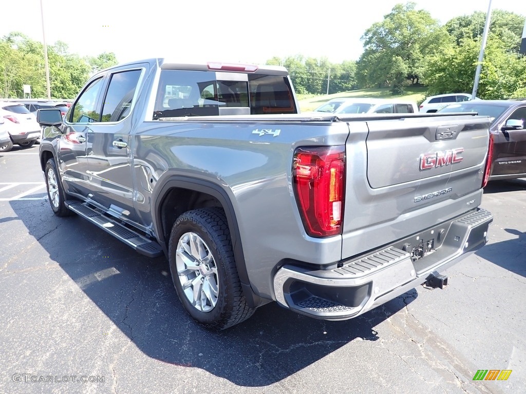 2019 Sierra 1500 SLT Crew Cab 4WD - Satin Steel Metallic / Jet Black photo #3