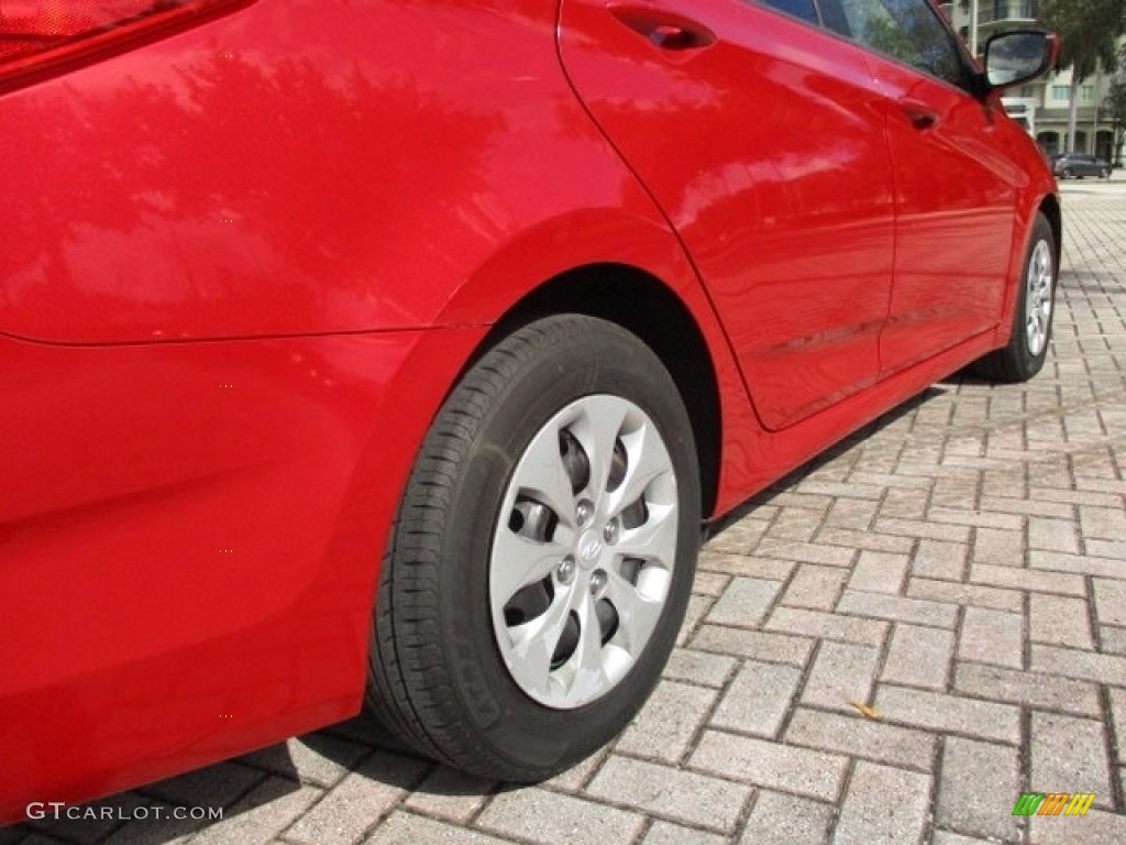 2015 Accent GLS - Boston Red / Gray photo #23