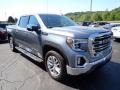 Satin Steel Metallic - Sierra 1500 SLT Crew Cab 4WD Photo No. 9