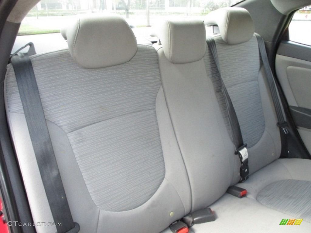 Gray Interior 2015 Hyundai Accent GLS Photo #144356403