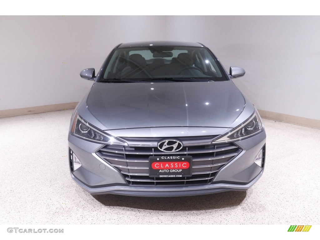 2019 Elantra SEL - Galactic Gray / Gray photo #2