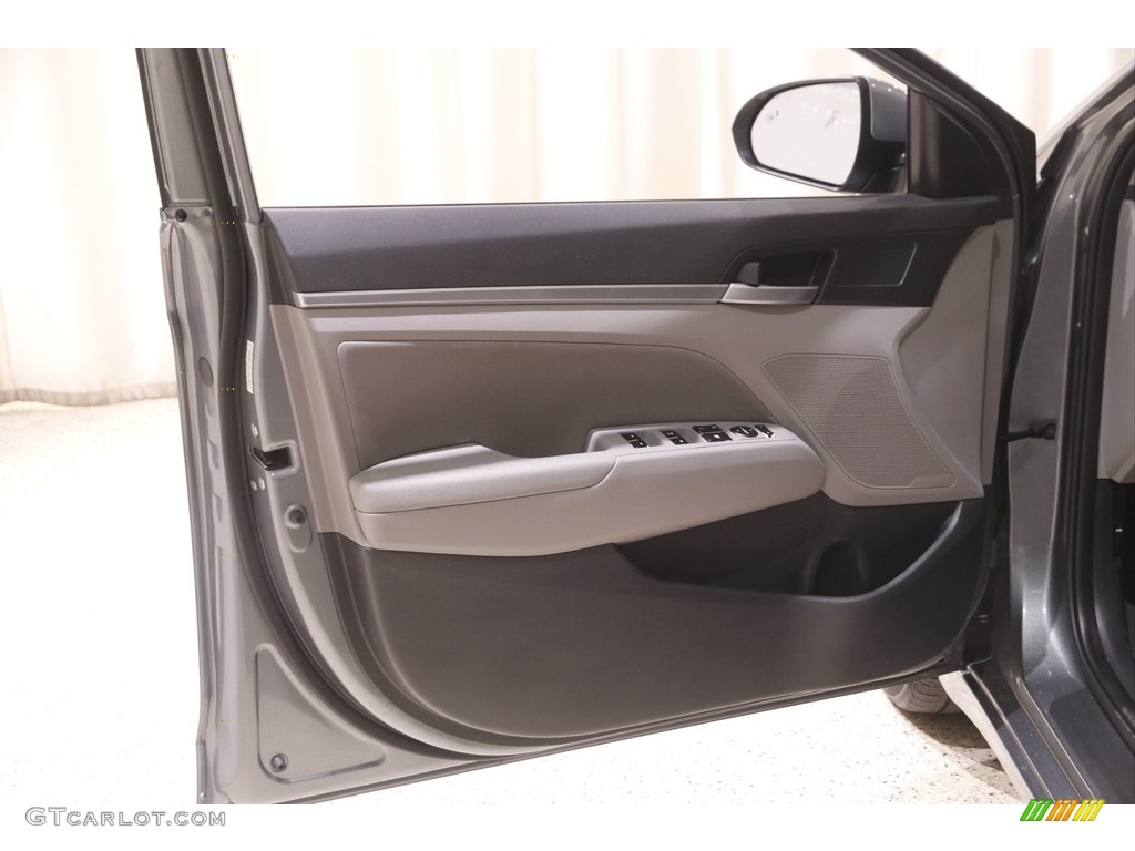 2019 Elantra SEL - Galactic Gray / Gray photo #4