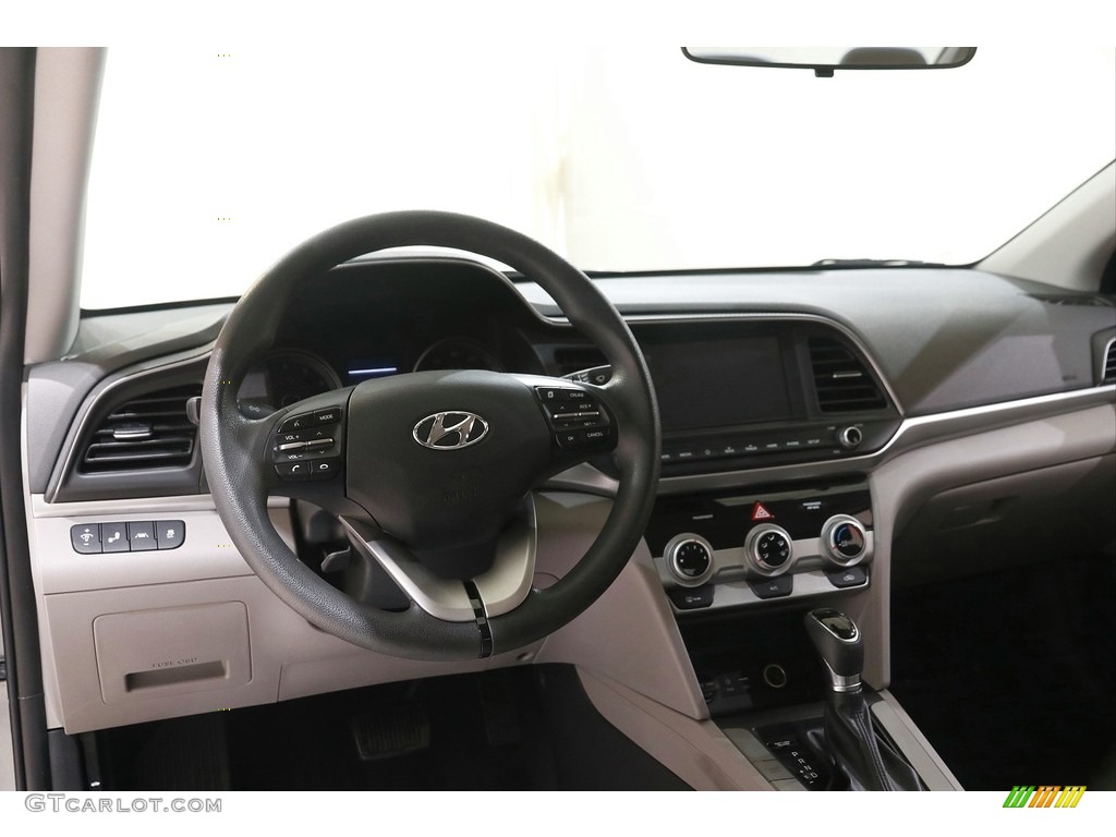 2019 Elantra SEL - Galactic Gray / Gray photo #6