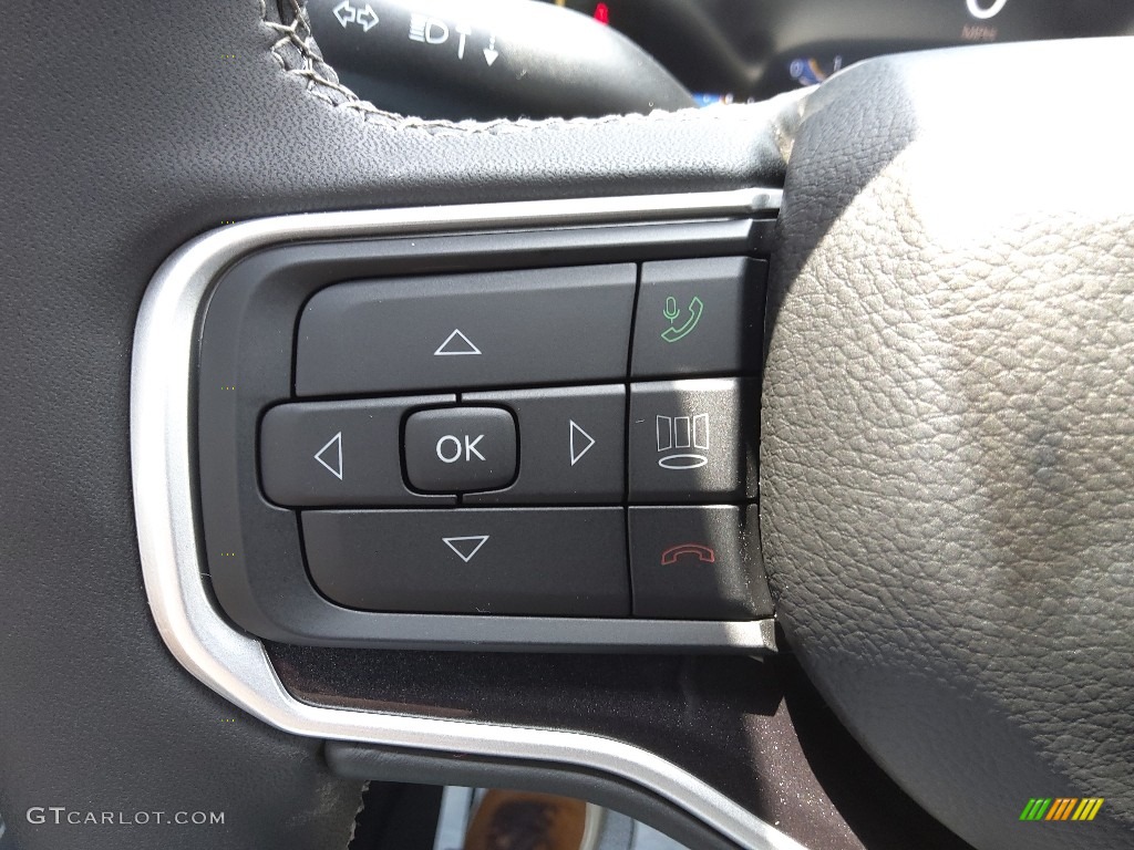 2022 Jeep Wagoneer Series I 4x4 Global Black Steering Wheel Photo #144356757