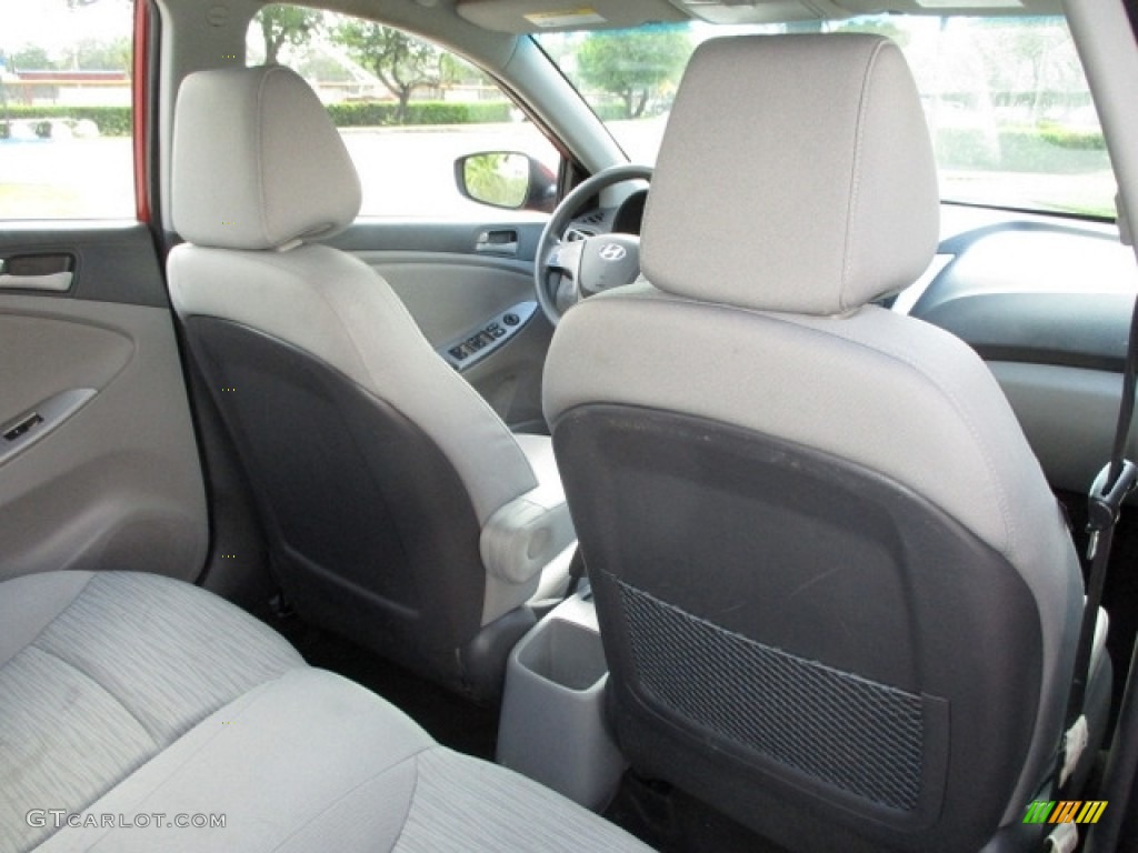 2015 Accent GLS - Boston Red / Gray photo #48