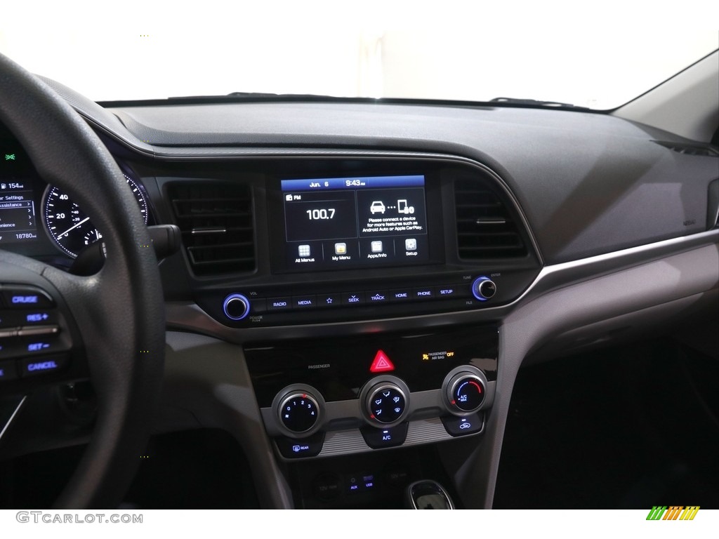 2019 Elantra SEL - Galactic Gray / Gray photo #9