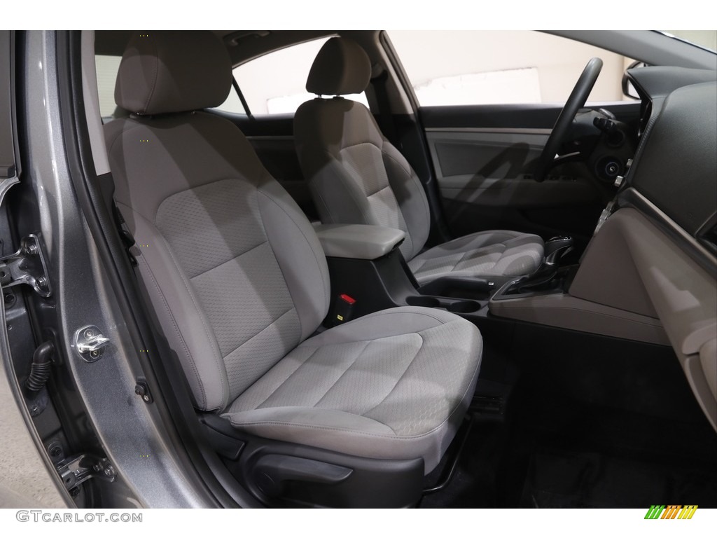 2019 Elantra SEL - Galactic Gray / Gray photo #14