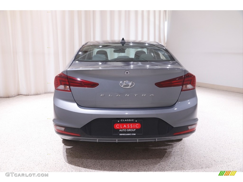 2019 Elantra SEL - Galactic Gray / Gray photo #17