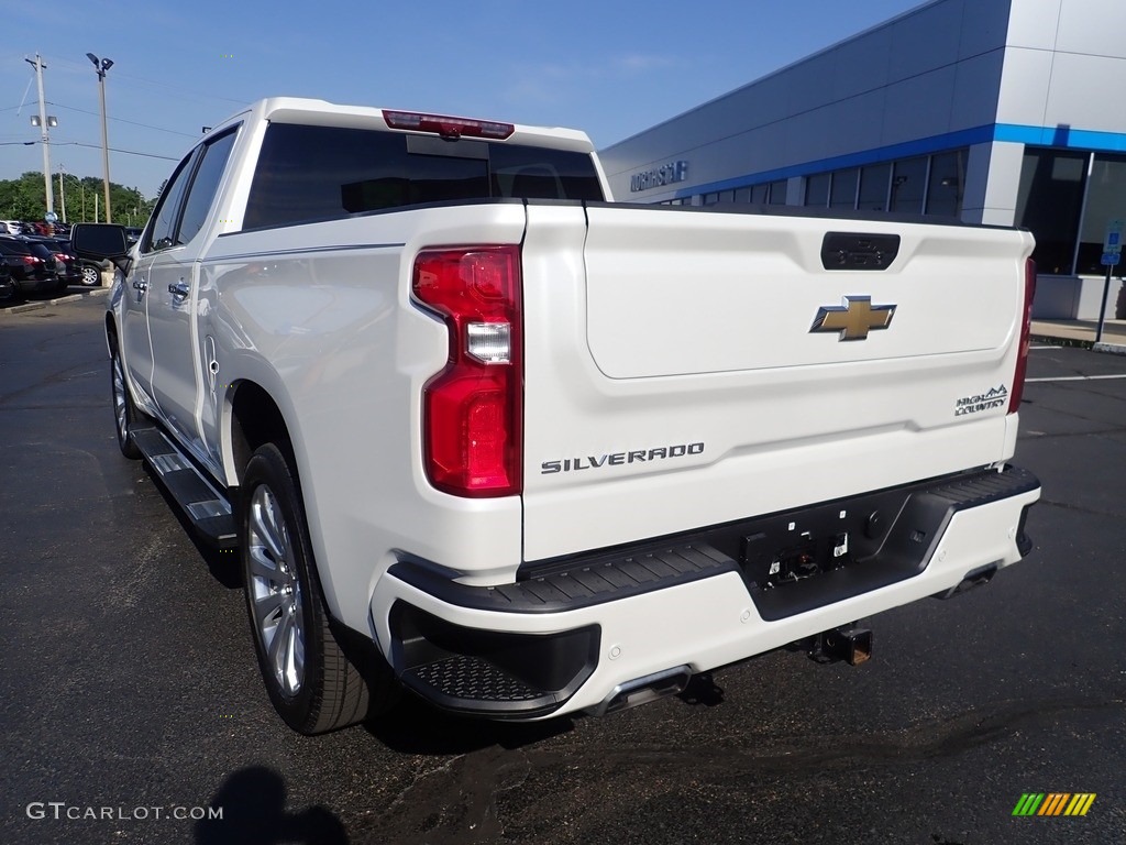 2021 Silverado 1500 High Country Crew Cab 4x4 - Iridescent Pearl Tricoat / Jet Black photo #5
