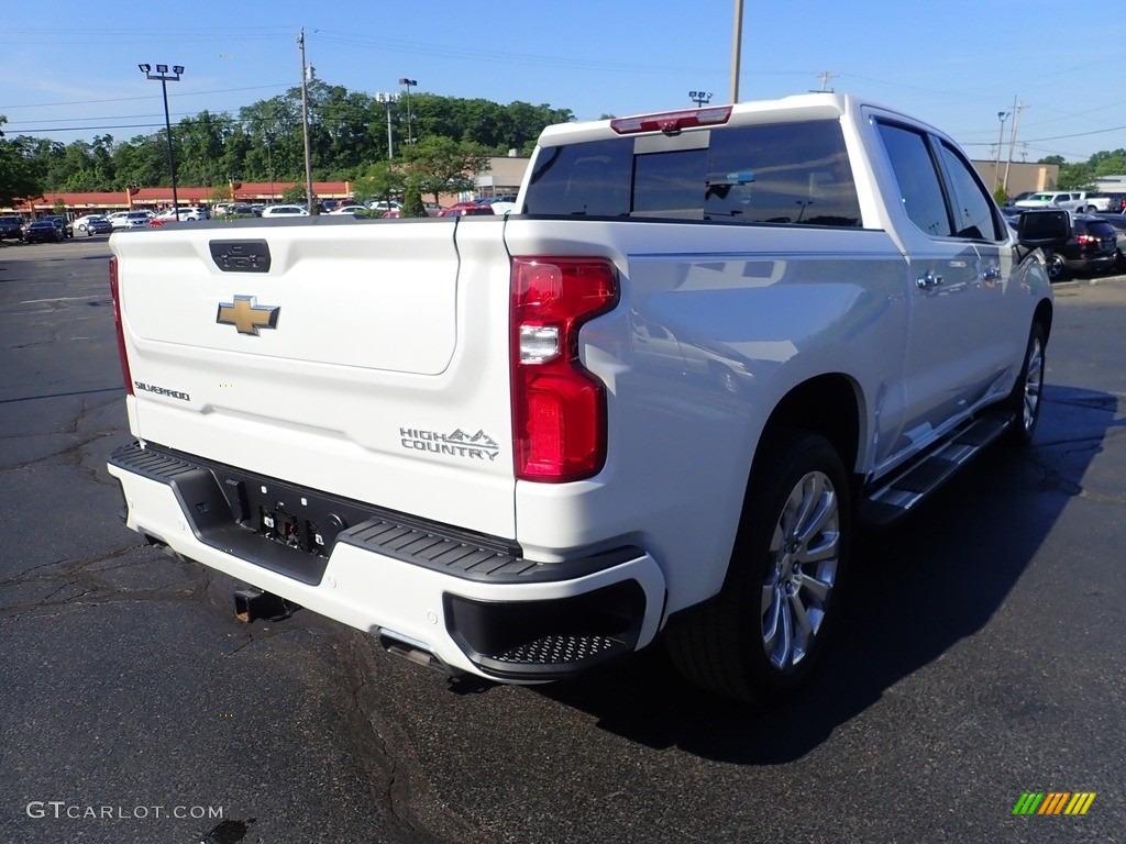 2021 Silverado 1500 High Country Crew Cab 4x4 - Iridescent Pearl Tricoat / Jet Black photo #7