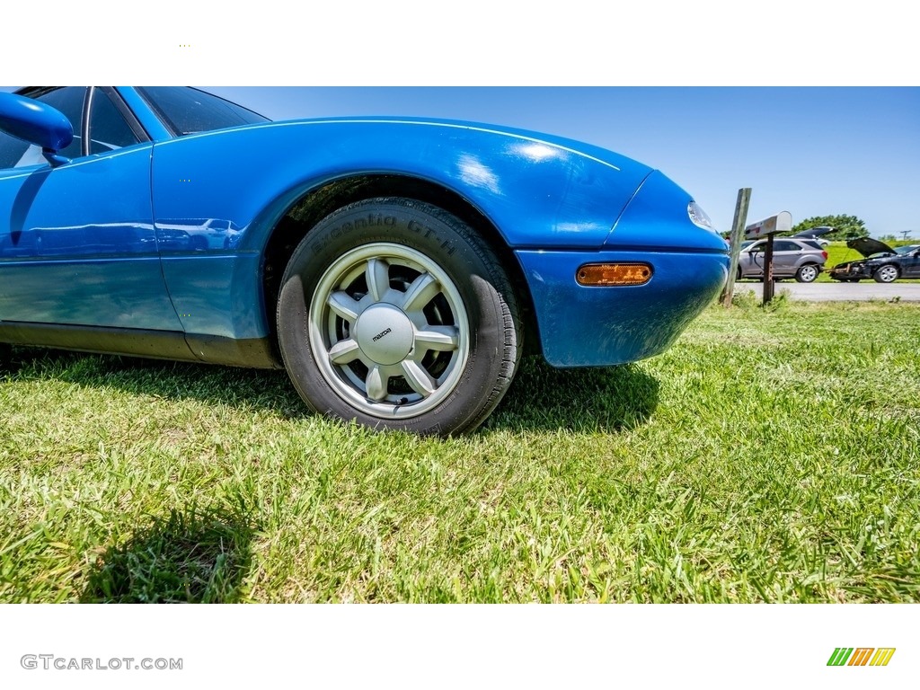 1991 MX-5 Miata Roadster - Mariner Blue / Gray photo #2