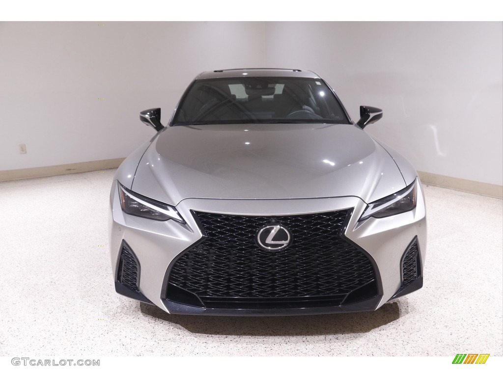 2021 IS 350 F Sport AWD - Atomic Silver / Black photo #2