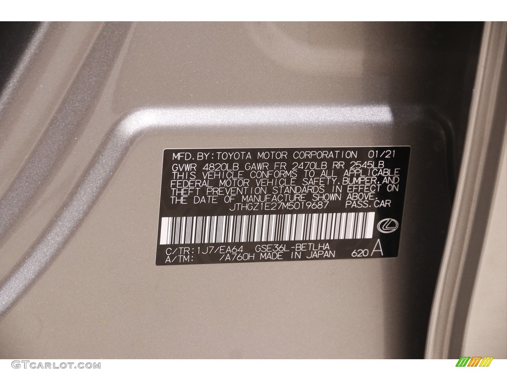 2021 IS 350 F Sport AWD - Atomic Silver / Black photo #22