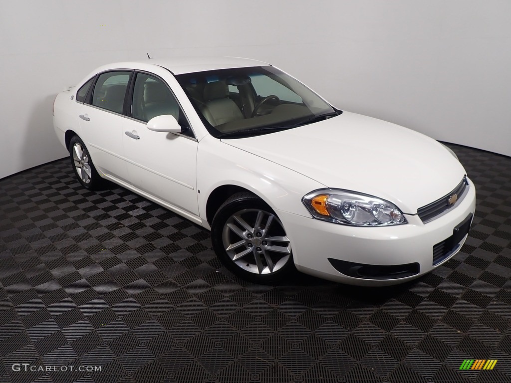 2008 Impala LTZ - White / Neutral Beige photo #2
