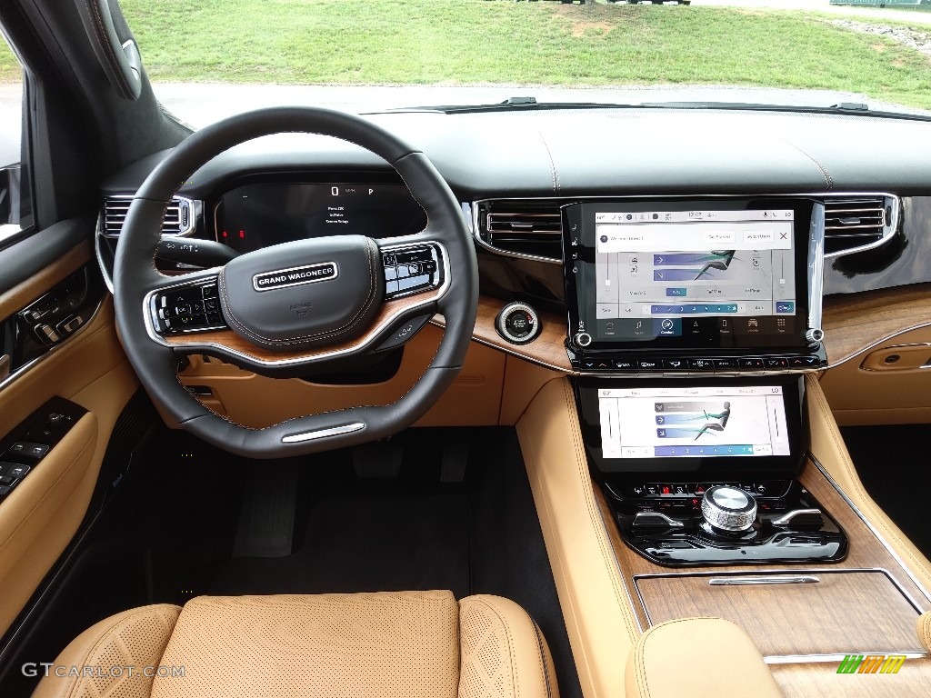 2022 Jeep Grand Wagoneer Series III 4x4 Tupelo/Black Dashboard Photo #144358644