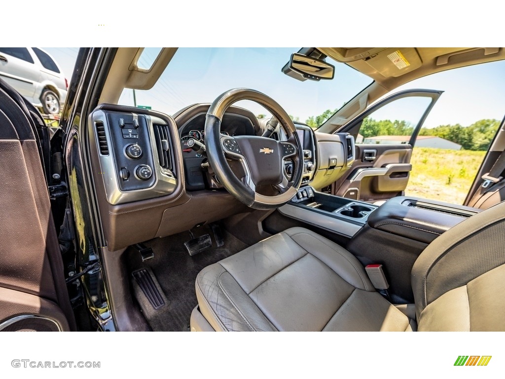 Cocoa/Dune Interior 2016 Chevrolet Silverado 2500HD LTZ Crew Cab 4x4 Photo #144359141