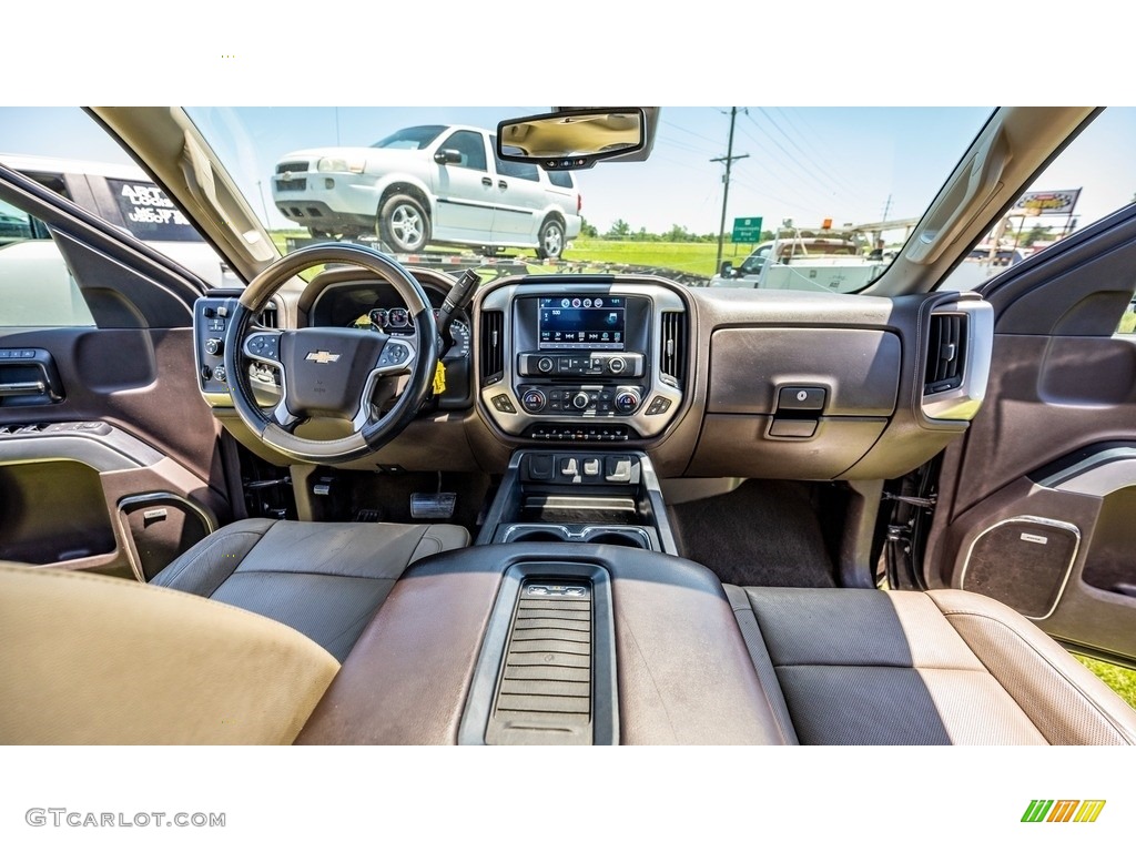 Cocoa/Dune Interior 2016 Chevrolet Silverado 2500HD LTZ Crew Cab 4x4 Photo #144359286