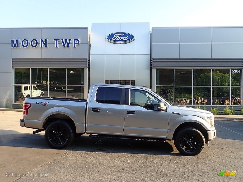 2020 F150 STX SuperCrew 4x4 - Iconic Silver / Medium Earth Gray photo #1