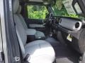 2022 Jeep Gladiator Black/Steel Gray Interior Front Seat Photo