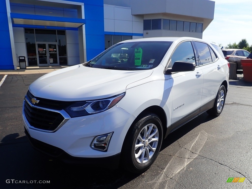 2019 Equinox LS AWD - Summit White / Medium Ash Gray photo #2