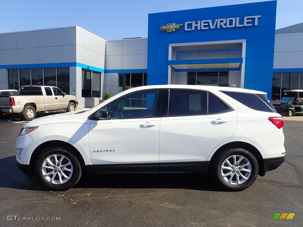 2019 Equinox LS AWD - Summit White / Medium Ash Gray photo #3