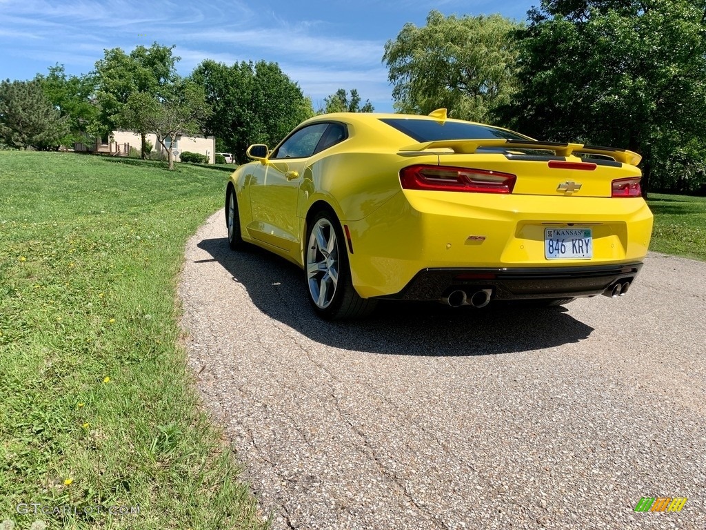 2017 Camaro SS Coupe - Bright Yellow / Jet Black photo #9