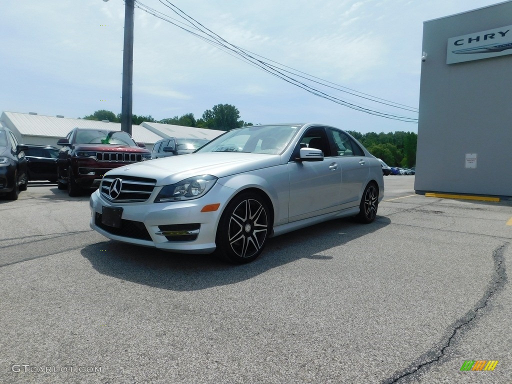 2013 C 300 4Matic Sport - Iridium Silver Metallic / Black photo #3