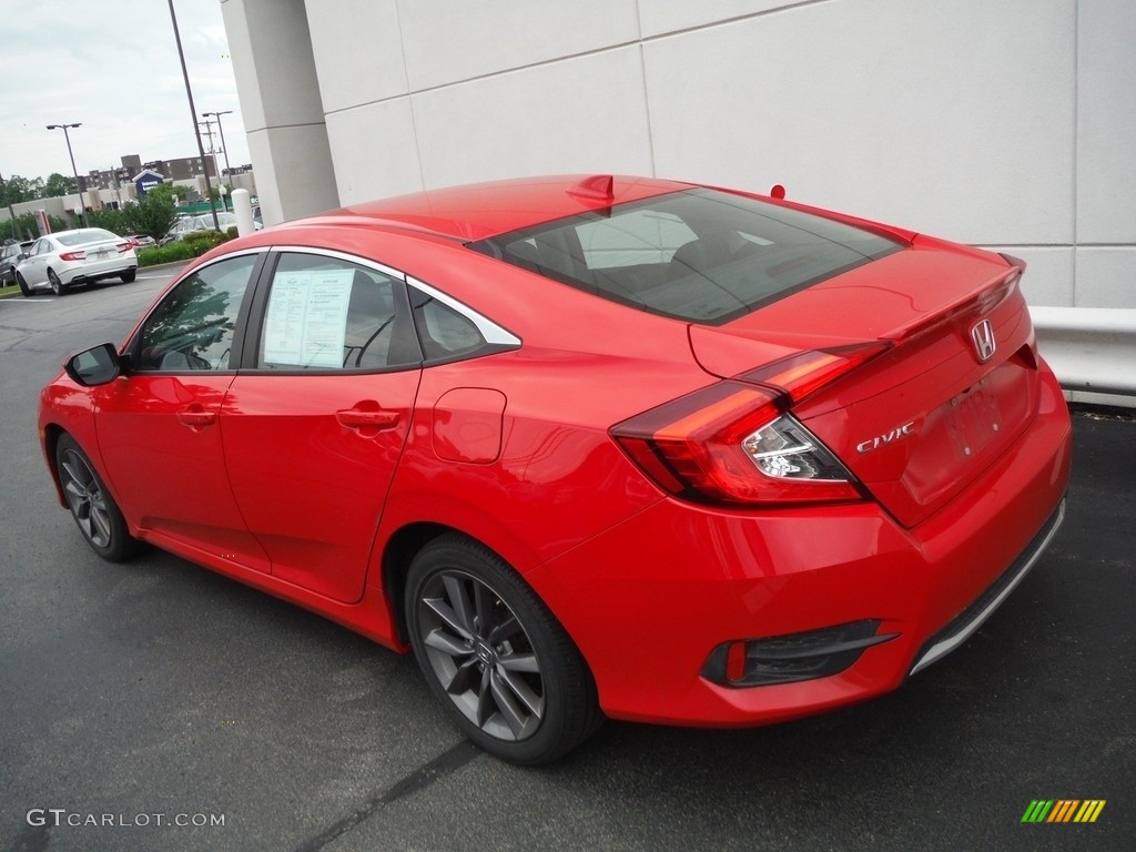 Rallye Red 2020 Honda Civic EX-L Sedan Exterior Photo #144360780