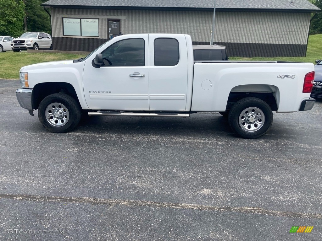 2012 Silverado 1500 LS Extended Cab 4x4 - Summit White / Dark Titanium photo #1