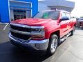 2016 Red Hot Chevrolet Silverado 1500 LT Crew Cab 4x4  photo #2