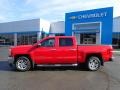 2016 Red Hot Chevrolet Silverado 1500 LT Crew Cab 4x4  photo #3