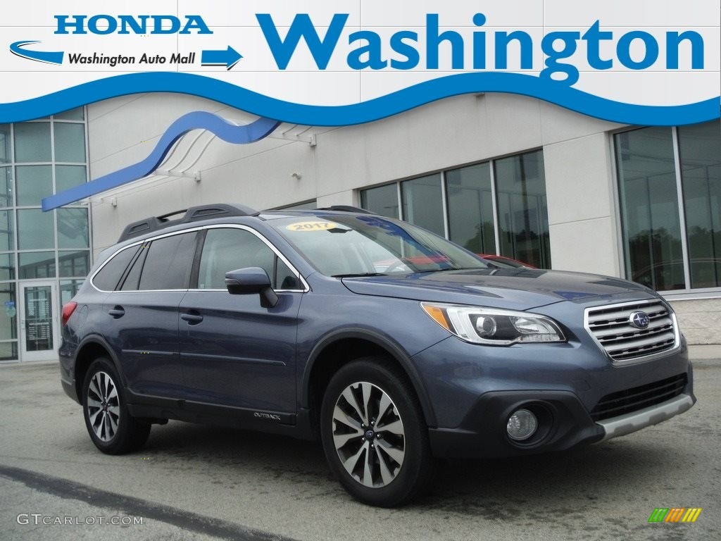 2017 Outback 2.5i Limited - Twilight Blue Metallic / Warm Ivory photo #1