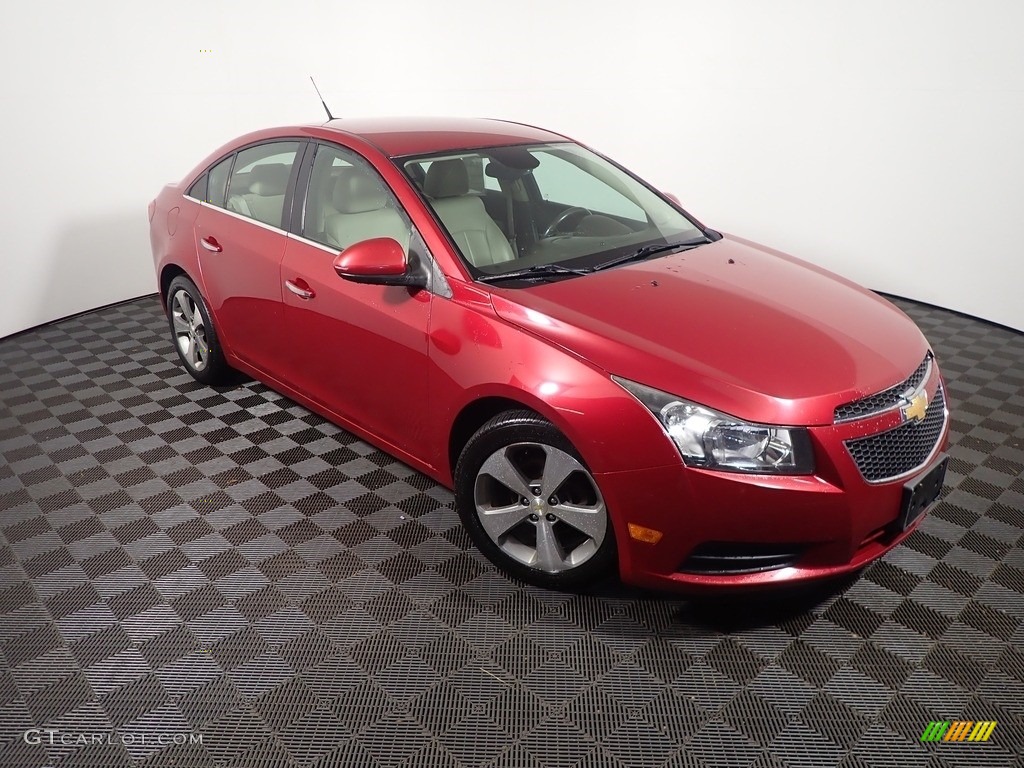 2011 Cruze LTZ - Crystal Red Metallic Tintcoat / Cocoa/Light Neutral Leather photo #2