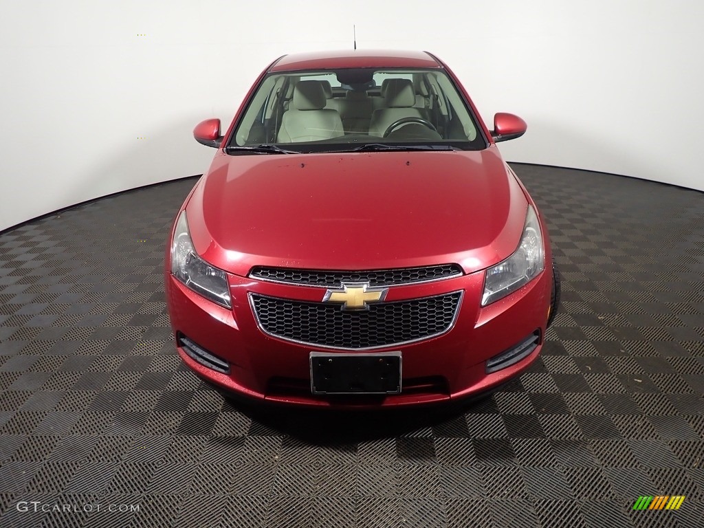 2011 Cruze LTZ - Crystal Red Metallic Tintcoat / Cocoa/Light Neutral Leather photo #4